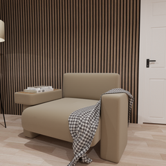 Acoustic Slat Wall Panel - Walnut Acoustic Slat Wall Panel - Walnut