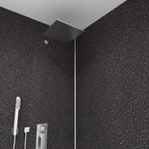 Premium Black Sparkle Gloss Shower Wall Panel – 1M x 2.4M