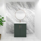 Premium Grey Stone Marble Gloss Shower Wall Panel - 1M x 2.4M