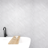 Premium Grey Marble Gloss Shower Wall Panel – 1M x 2.4M