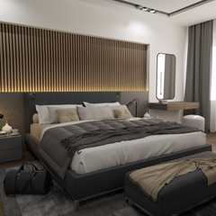 Acoustic Slat Wall Panel - Walnut Acoustic Slat Wall Panel - Walnut