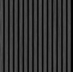 Acoustic Slat Wall Panel - Black Oak Acoustic Slat Wall Panel - Black Oak