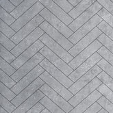 Premium Grey Herringbone Tile Matt Shower Wall Panel – 1M x 2.4M