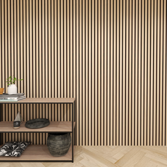 Acoustic Slat Panel - Natural Oak Acoustic Slat Panel - Natural Oak