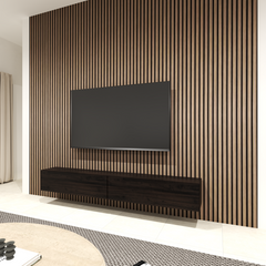 Acoustic Slat Wall Panel - Walnut Acoustic Slat Wall Panel - Walnut