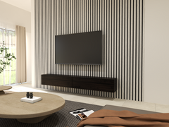 Acoustic Slat Wall Panel - Grey Oak Acoustic Slat Wall Panel - Grey Oak