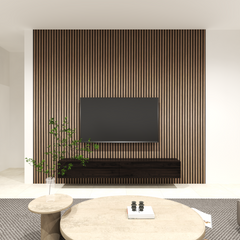 Acoustic Slat Wall Panel - Walnut Acoustic Slat Wall Panel - Walnut