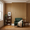 Gold Acoustic Slat Wall Panels — Decorative MDF Wood Panels 2.4m x 0.6m