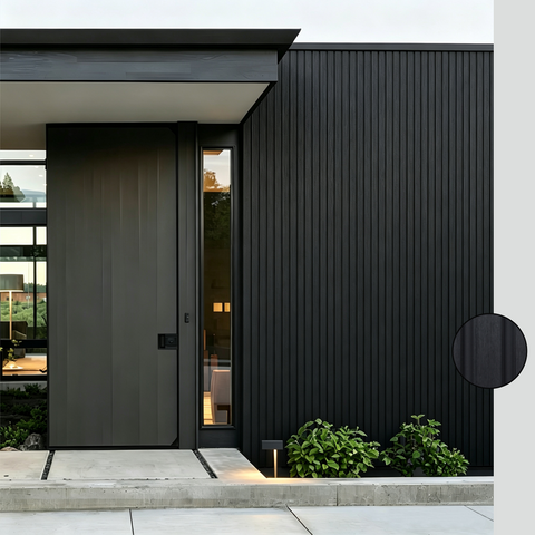 External Composite Wall Cladding Panel – Black – 290cm