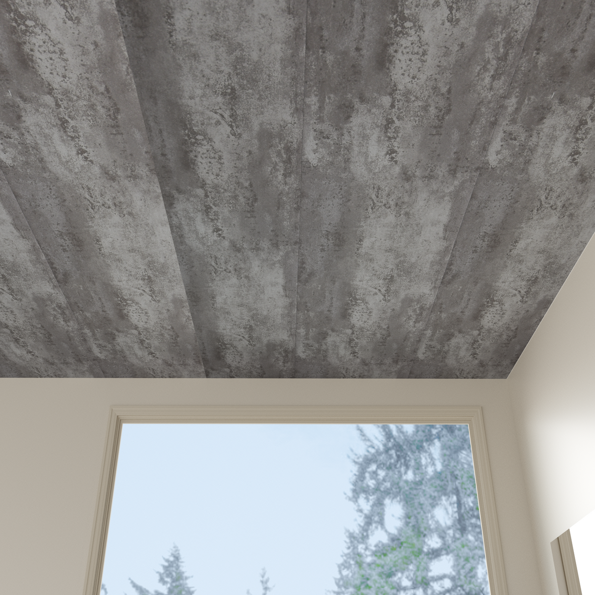 4 Pack | 8mm Black Graphite Matt Ceiling Panel 2.6M