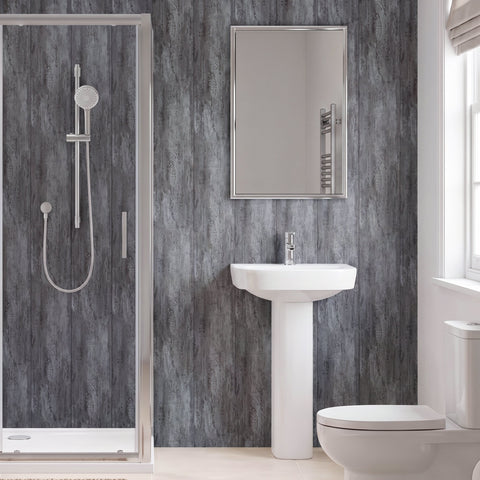 4 Pack | 8mm Black Graphite Matt Wall & Ceiling Panel 2.6M
