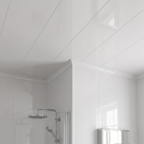 4 Pack | 8mm Gloss White Ceiling Panel 2.6M