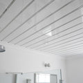 4 Pack | 8mm Gloss White With Chrome Ceiling Panel 2.6M