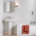 4 Pack | 8mm White Sparkle Wall & Ceiling Panel 2.6M