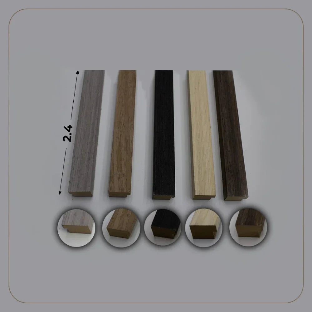 Acoustic Slat Panel End Trim - Panel World
