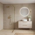 Premium Beige Concrete Matt Shower Wall Panel - 1M x 2.4M