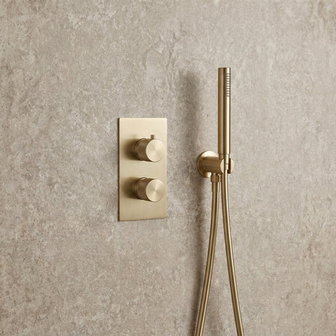 Premium Beige Concrete Matt Shower Wall Panel - 1M x 2.4M