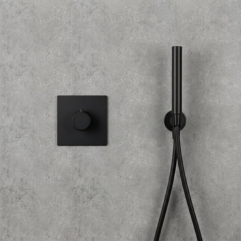 Premium Grey Concrete Matt Shower Wall Panel - 1M x 2.4M