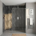 Premium Black Graphite Matt Shower Wall Panel – 1M x 2.4M