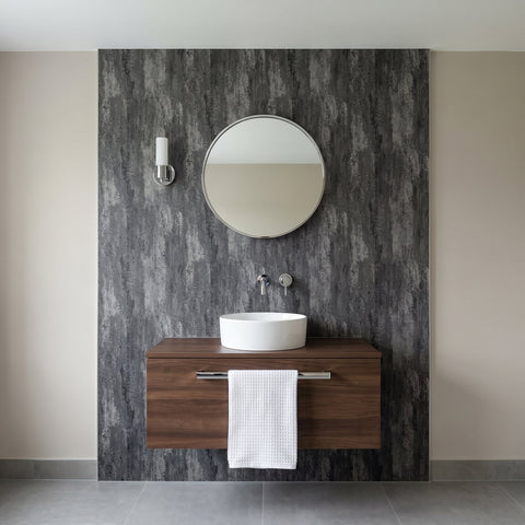 Premium Black Graphite Matt Shower Wall Panel – 1M x 2.4M