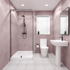 Premium Beige Concrete Matt Shower Wall Panel – 1M x 2.4M