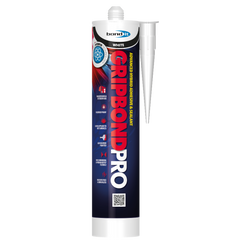 Gripbond Pro White - All-in-One Universal Hybrid Sealant and Adhesive - EU3 310 Millilitre Cartridge, 1 x Tube