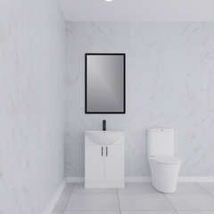 4 Pack | 8mm Grey Marble Gloss Wall & Ceiling Panel 2.6M