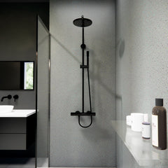 Premium Grey Sparkle Gloss Shower Wall Panel – 1M x 2.4M - Panel World