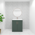 Premium Grey Herringbone Tile Matt Shower Wall Panel – 1M x 2.4M - Panel World