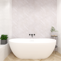 Premium Pergamon Marble Gloss Shower Wall Panel – 2400 x 1000mm