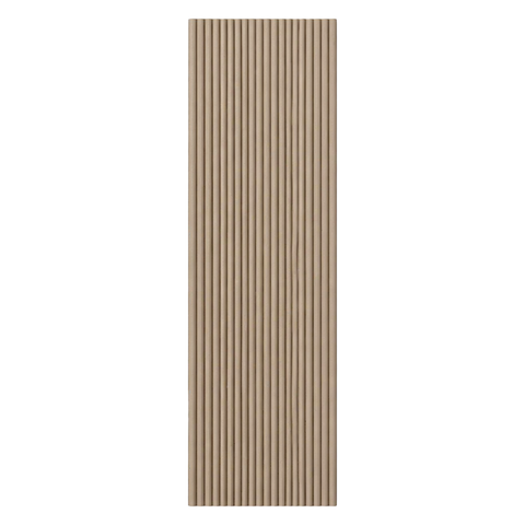 Paintable Ribbed Slatted MDF Wall Panel 2.4m x 0.6m