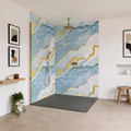 Premium Lapis Gold Gloss Shower Wall Panel - 1M x 2.4M