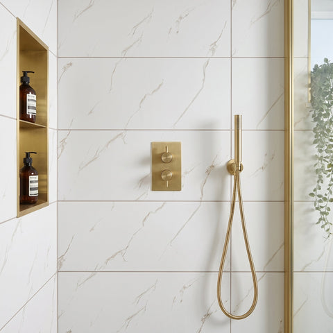 Premium Carrara White Marble Matt Shower Wall Panel – 2.6M x 600MM