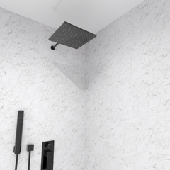 Premium White Granite Gloss Shower Wall Panel – 1M x 2.4M
