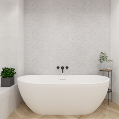 Premium White Granite Gloss Shower Wall Panel – 1M x 2.4M