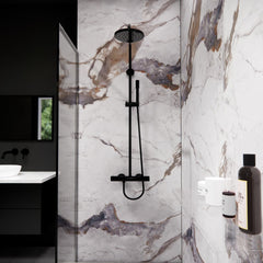 Premium Sapphire Marble Matt Shower Wall Panel – 1M x 2.4M