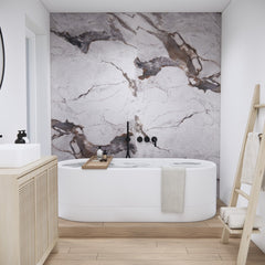 Premium Sapphire Marble Matt Shower Wall Panel – 1M x 2.4M