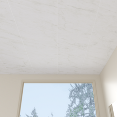 4 Pack | 8mm Grey Marble Gloss  Ceiling Panel 2.6M
