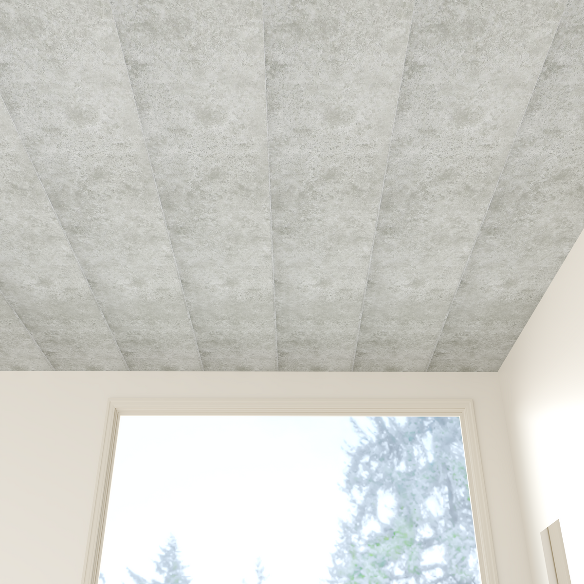 4 Pack | 8mm Light Grey Stone Matt Ceiling Panel 2.6M