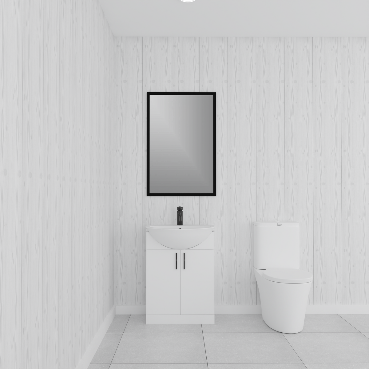 4 Pack | 8mm White Ash Woodgrain Gloss Wall & Ceiling Panel 2.6M