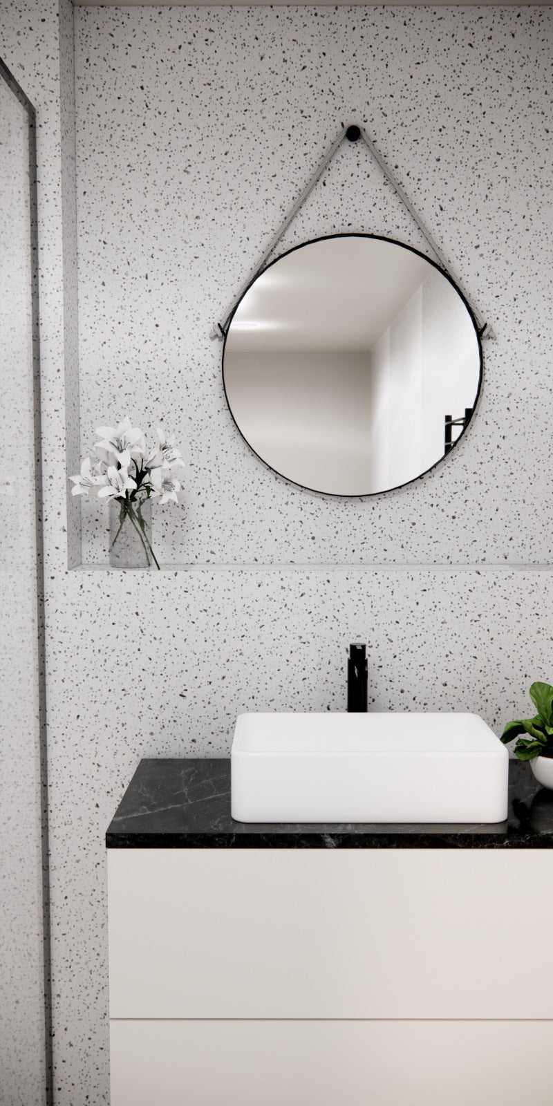Premium White Sparkle Gloss Shower Wall Panel – 1M x 2.4M - Panel World