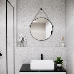 Premium White Sparkle Gloss Shower Wall Panel – 1M x 2.4M - Panel World